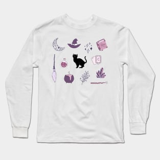 Purple Witch Pack Long Sleeve T-Shirt